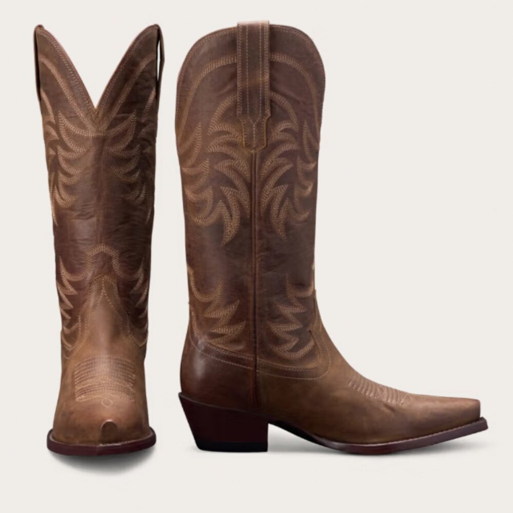 Tecovas "The Annie" Brown Cowboy Boots (8)